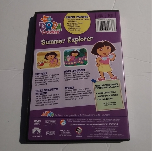 Dora The Explorer Nick Jr Lot of 4 DVD"s - Picture 7 of 10